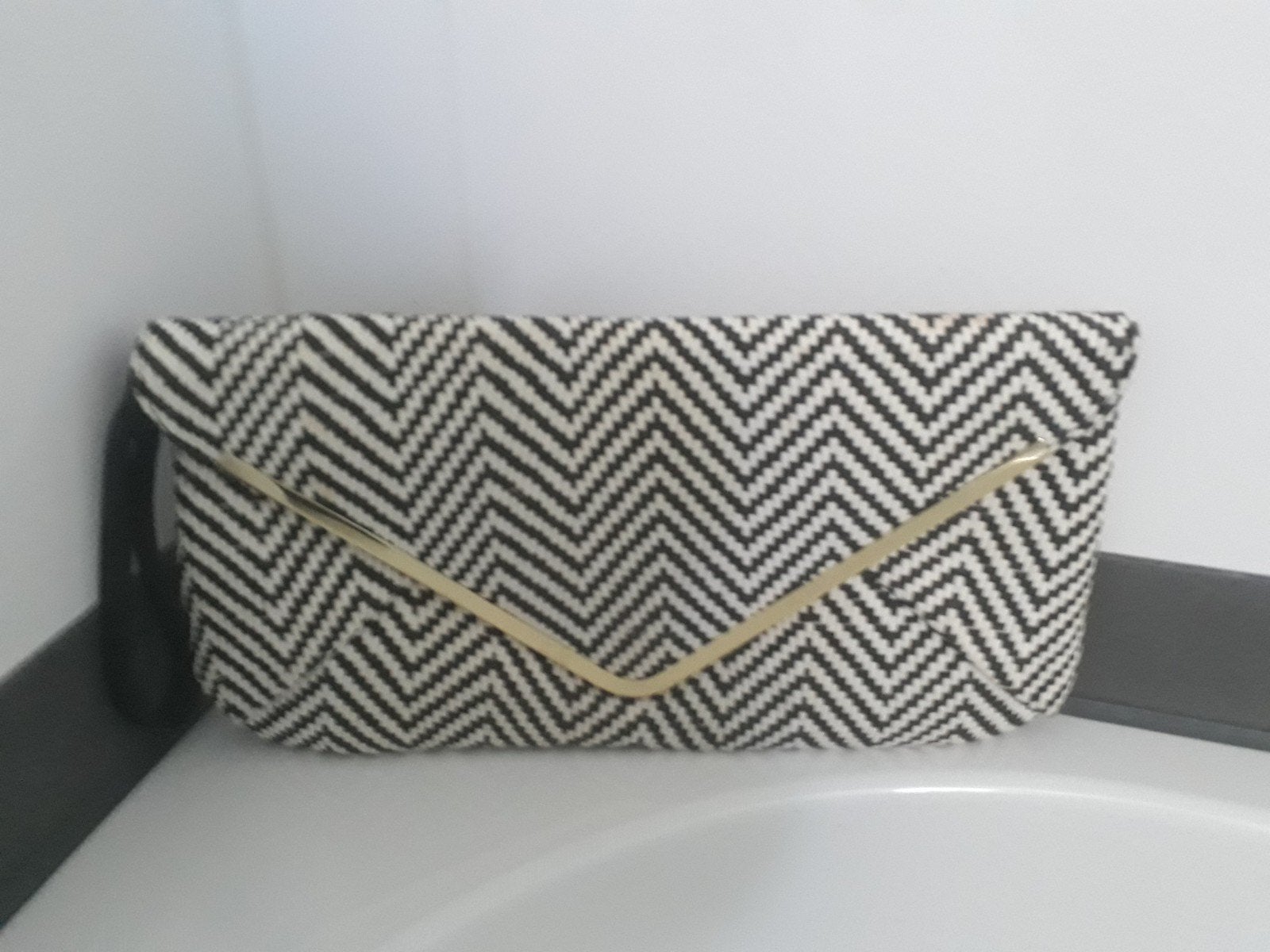 Print Enveloppe Clutch, Ophalen of Verzenden, Zo goed als nieuw, Overige kleuren, Overige typen