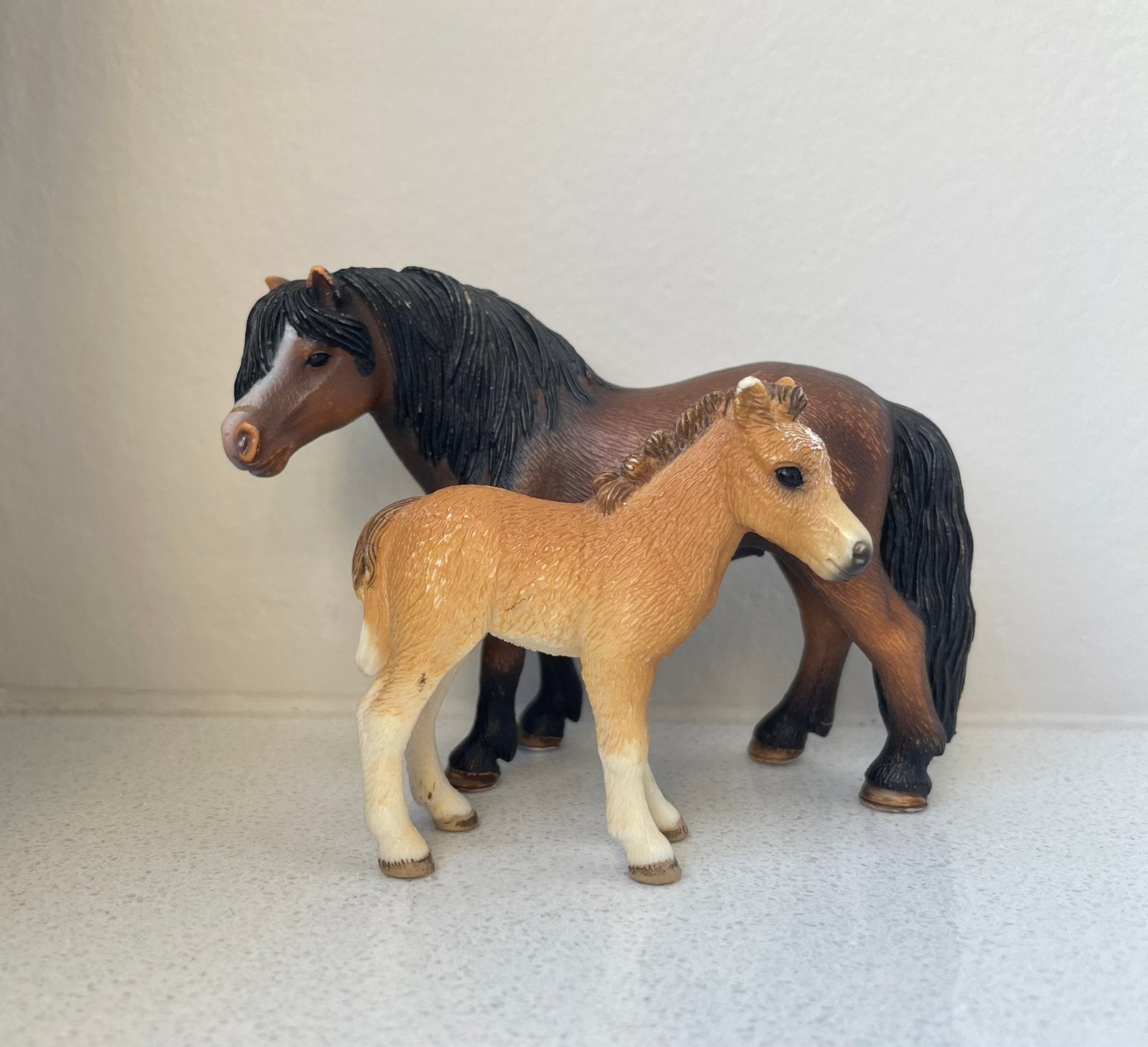Schleich dartmoor familie, Verzenden, Zo goed als nieuw, Paard, Beeldje of Figuurtje