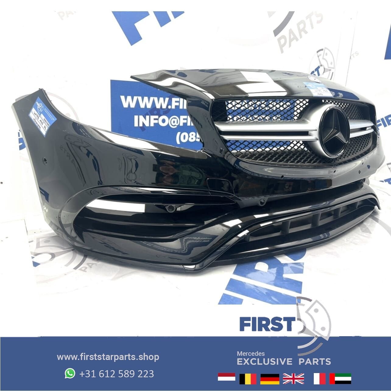 W176 Facelift A45 AMG Performance Voorbumper A Klasse 45 PDC, Gebruikt, -, Voor, Ophalen of Verzenden