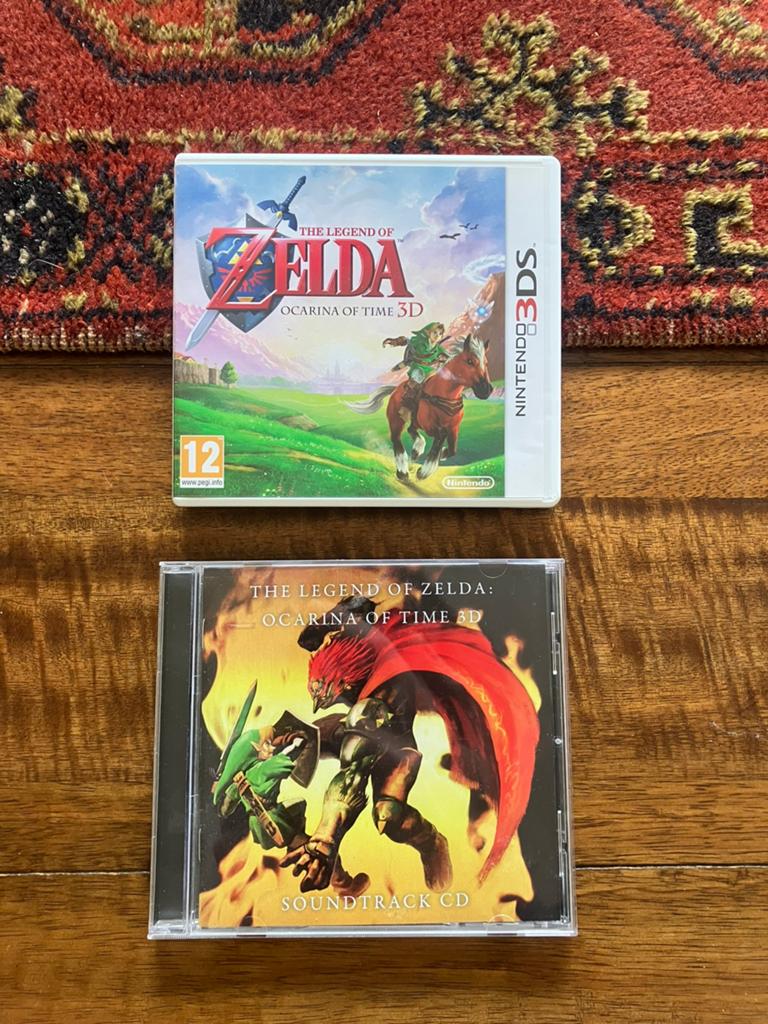 Zelda Ocarina of Time 3D met soundtrack CD, Avontuur en Actie, 1 speler, Ophalen of Verzenden, Zo goed als nieuw