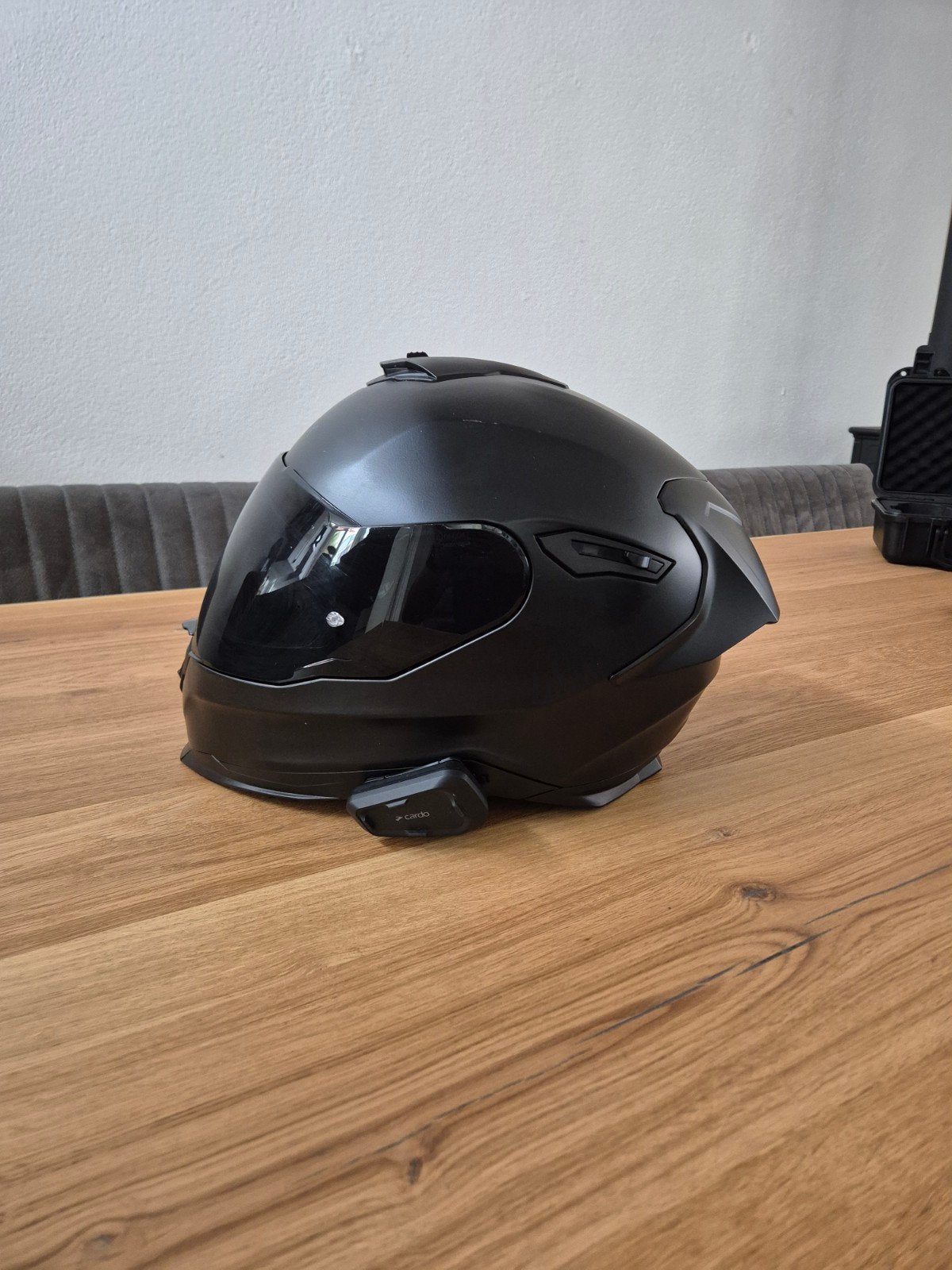 NEXX Y.100r maat L. Intergraal Helm mat Zwart. Met cardo sp, Motoren, Kleding | Motorhelmen, Overige merken, Systeemhelm, Heren