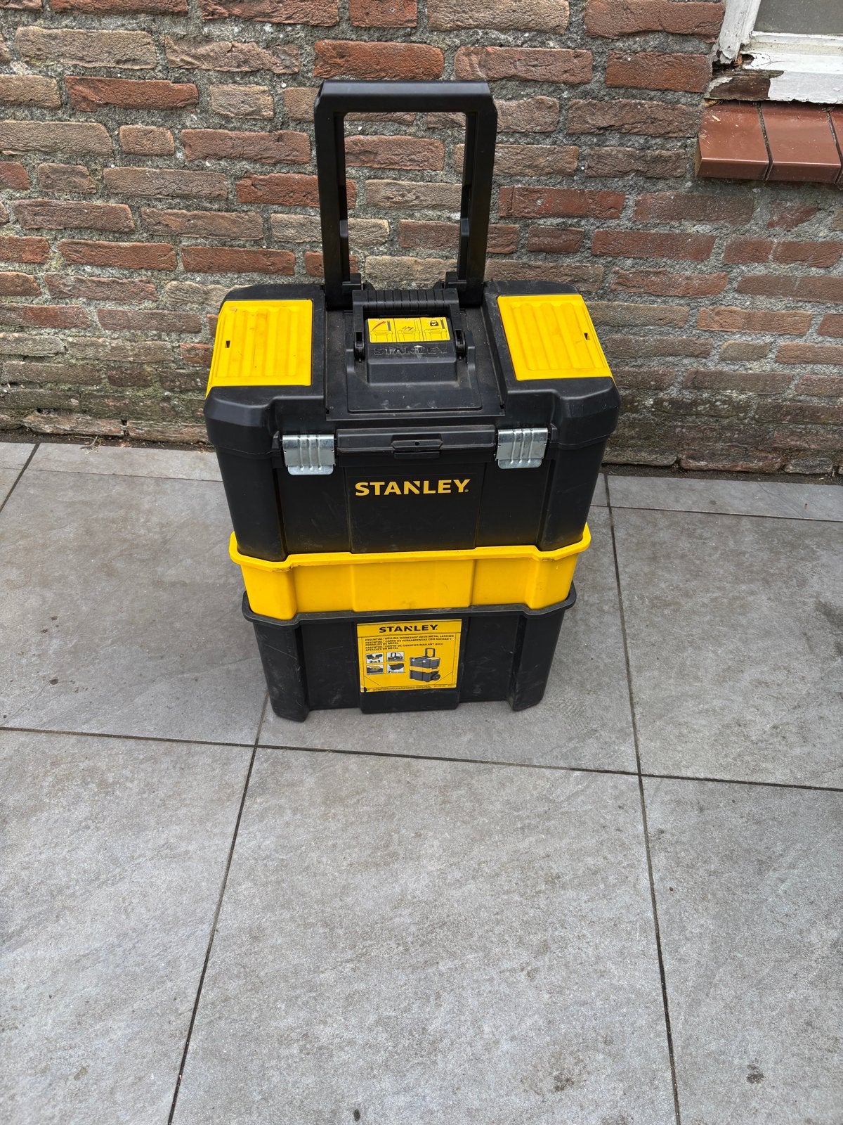 Stanley gereedschapskist op wielen, Ophalen, Gebruikt