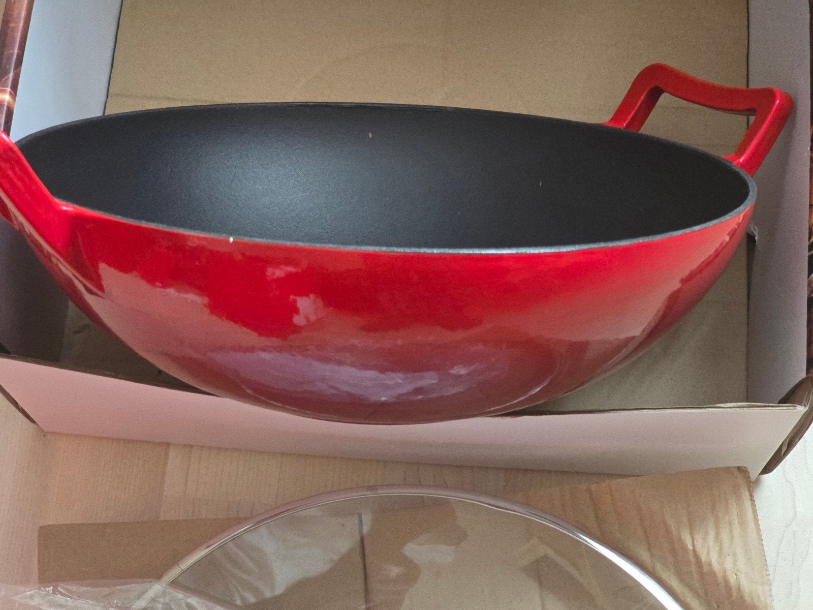 ## BUCCAN Hamersley Wokpan 36 cm ##, Huis en Inrichting, Gietijzer, Nieuw, Ophalen of Verzenden, Keramische plaat
