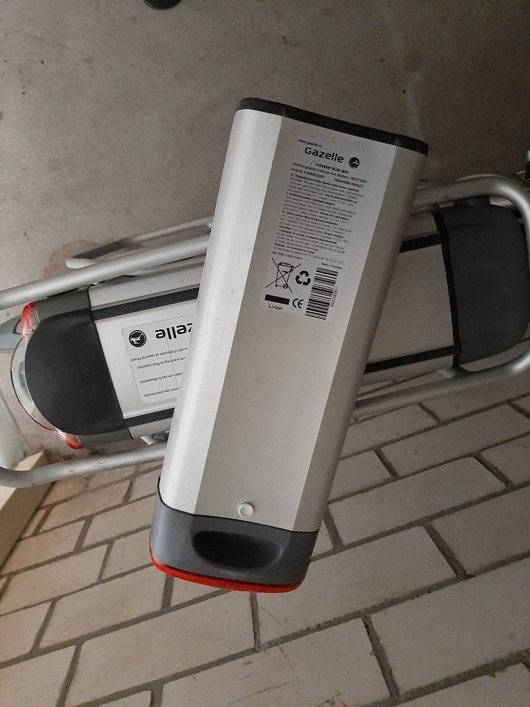 Fietsaccu voor Gazelle Innergy, Ophalen of Verzenden, Gebruikt