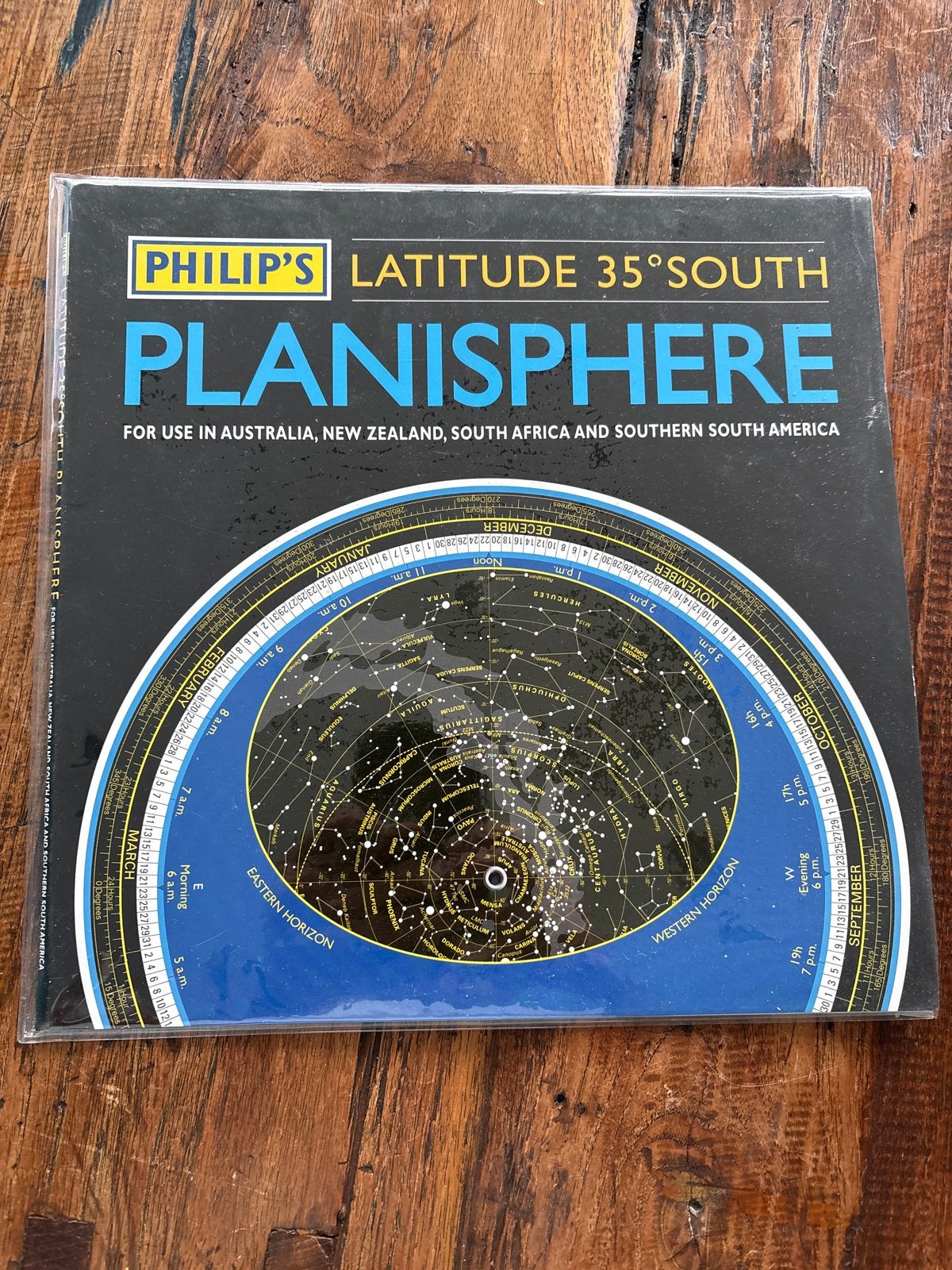Philip's Planisphere 35 South - Sterrenkijker, Ophalen of Verzenden, Zo goed als nieuw, Natuurwetenschap