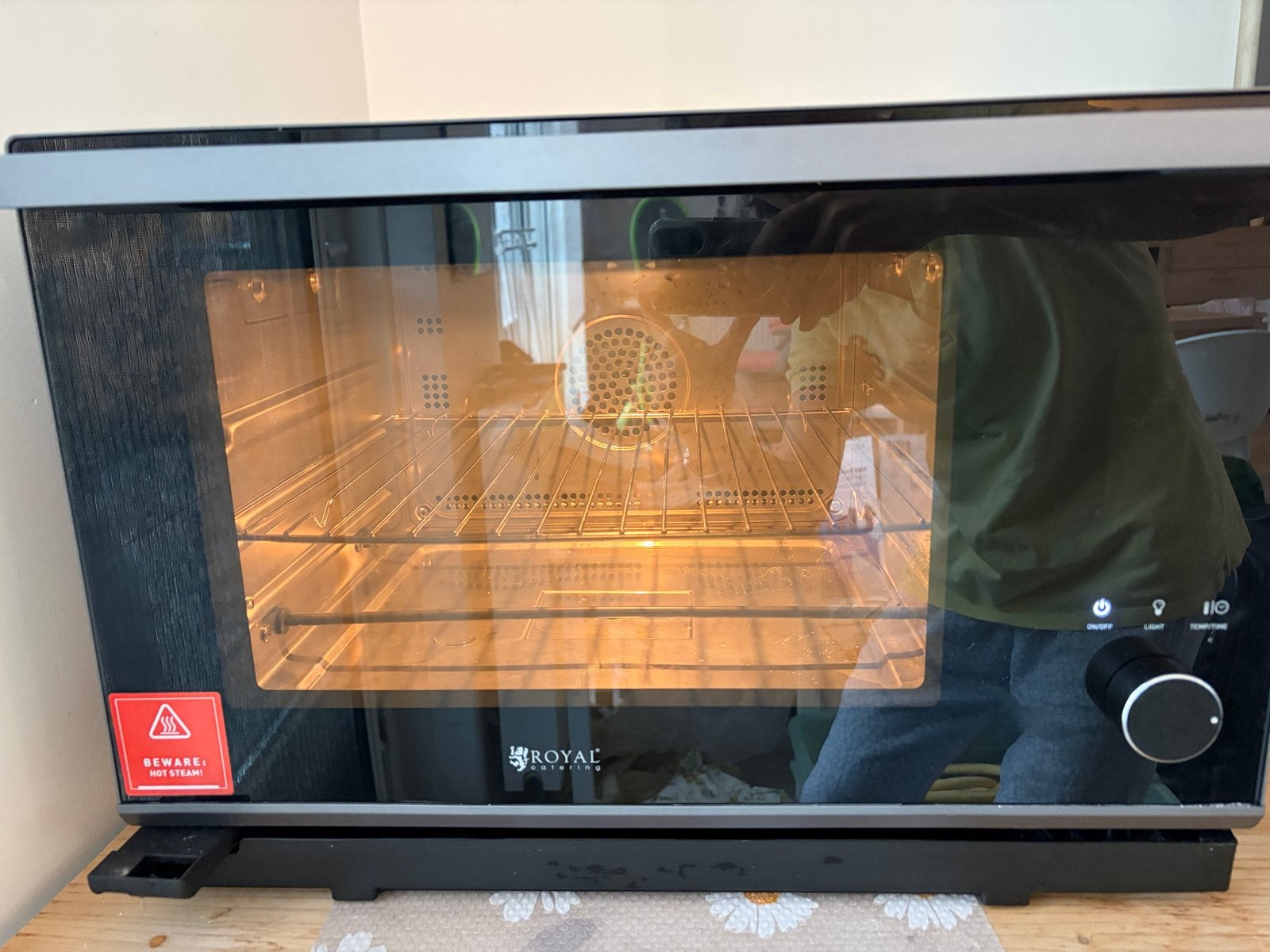 Royal Catering Combi-stoomoven - Zo goed als nieuw, Ophalen, 45 tot 50 cm, Overige merken, Hete lucht