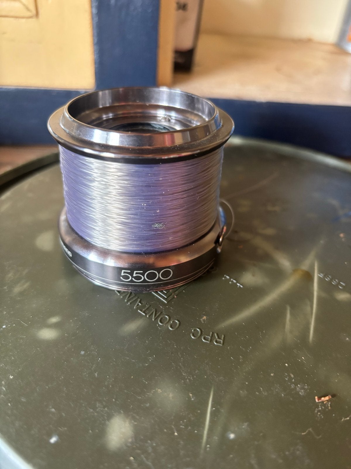 Shimano xta 5500 spoel, Watersport en Boten, Ophalen of Verzenden, Gebruikt, Molen