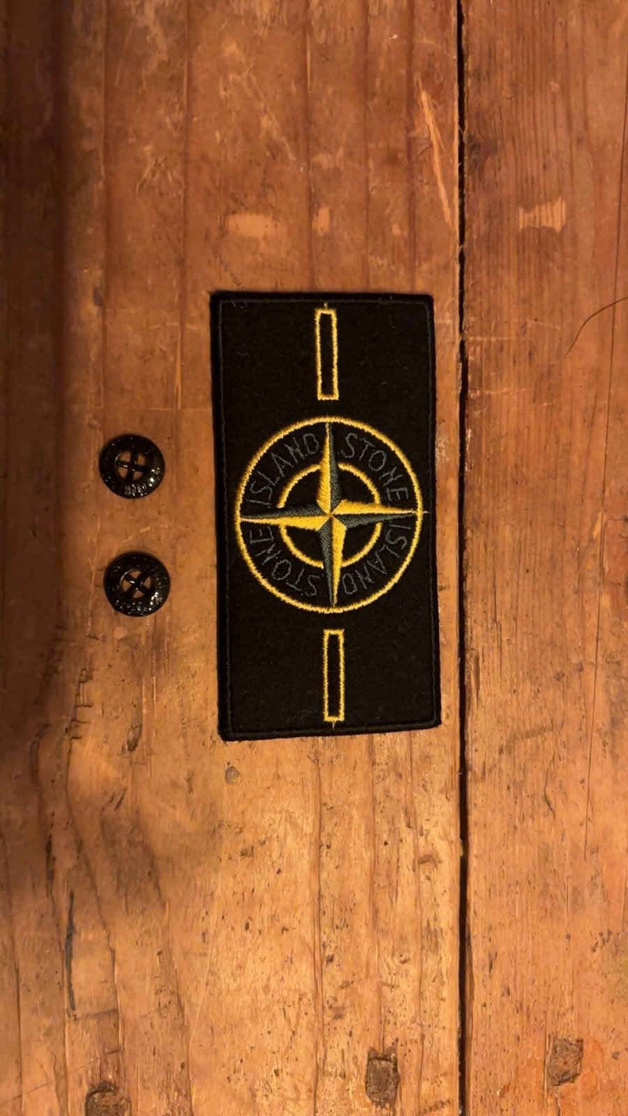 Stone Island Patch met knopen, Verzenden, Zo goed als nieuw, Overige applicaties