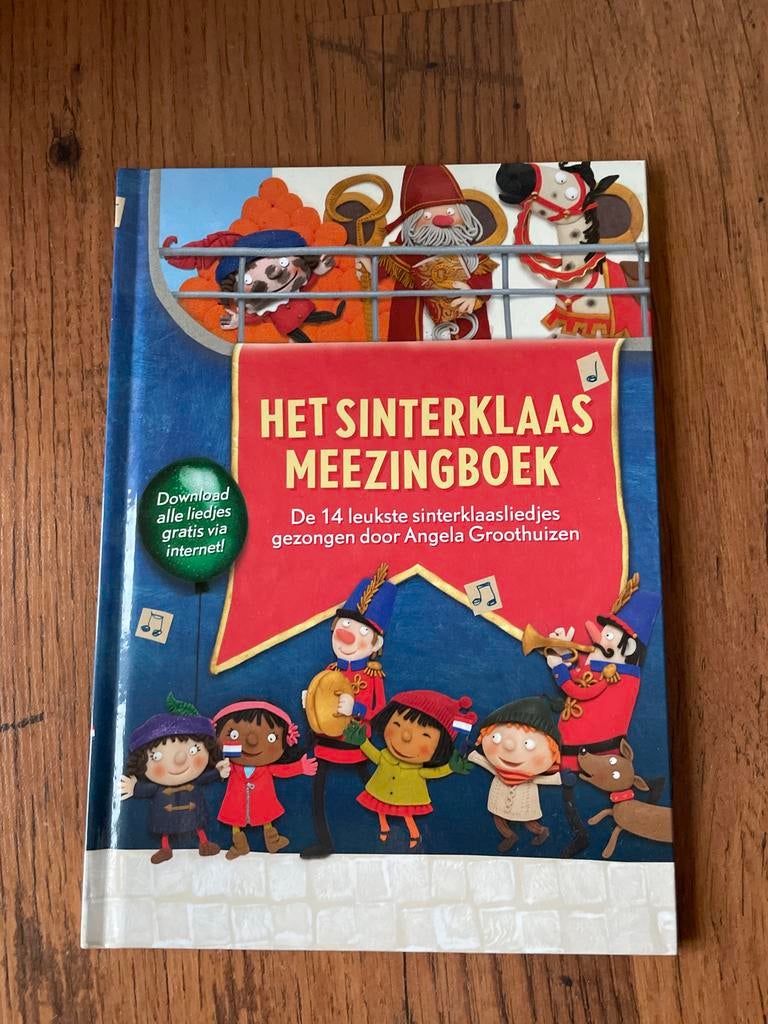 Het Sinterklaas Meezingboek - Angela Groothuizen, Cd's en Dvd's, Ophalen of Verzenden, Zo goed als nieuw, Sinterklaas, Boxset