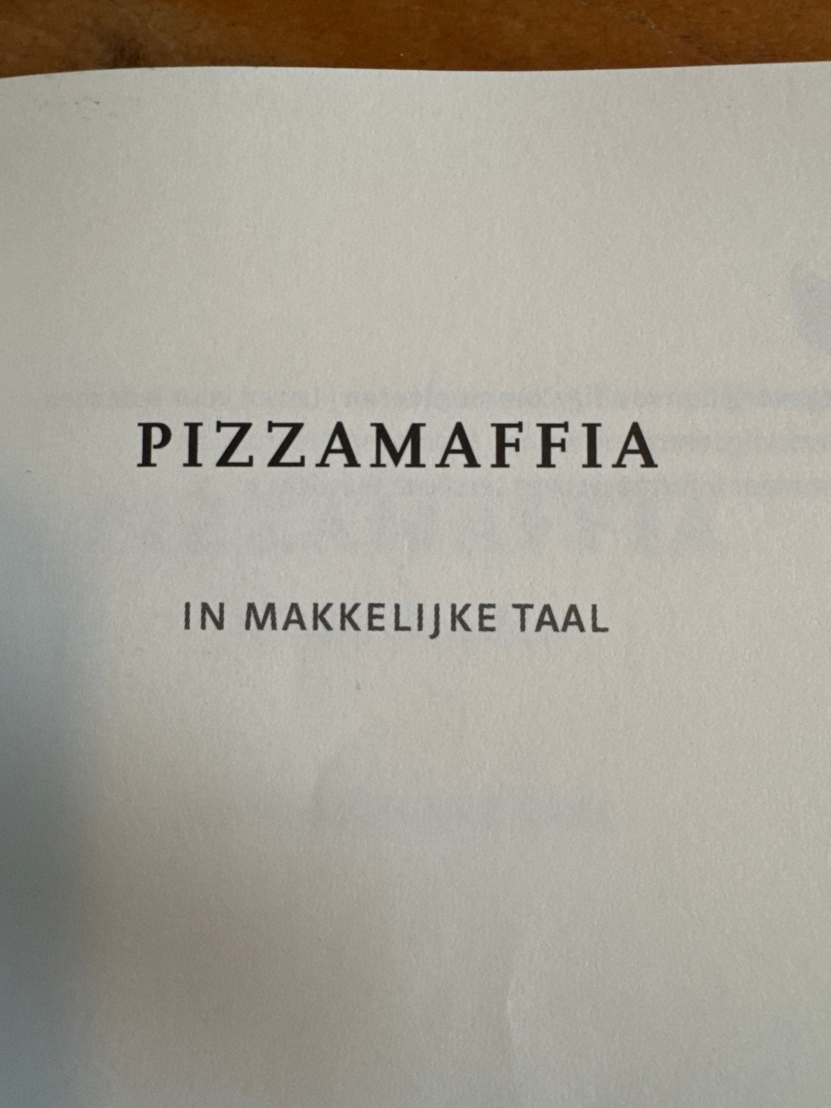 Pizzamaffia - Khalid Boudou (Leeslicht), Ophalen of Verzenden, Zo goed als nieuw, Nederland