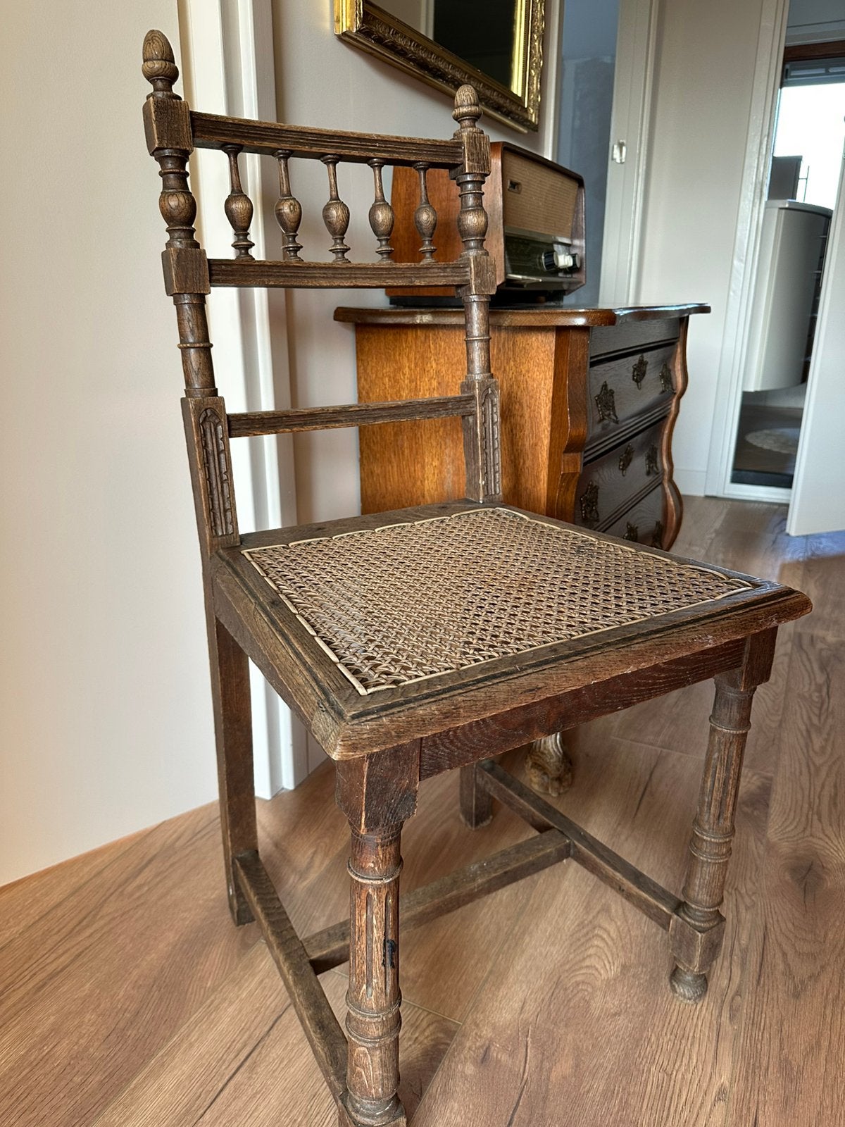 Vintage stoel, Ophalen