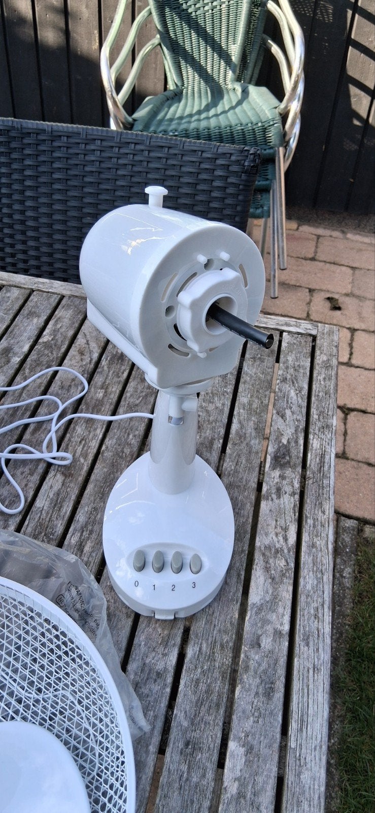 Tristar VE-5930 Tafelventilator - 30 cm, 40W, Ophalen of Verzenden, Zo goed als nieuw, Tafelventilator