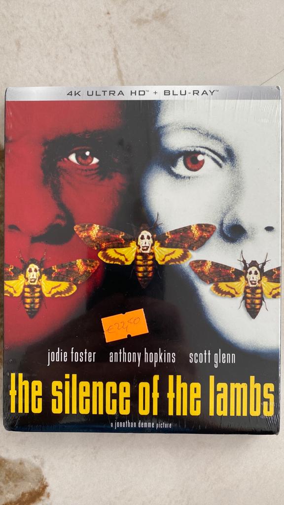 The silence of the lambs 4K UHD blu ray NIEUW, Cd's en Dvd's, Blu-ray, Ophalen of Verzenden, Nieuw in verpakking, Horror