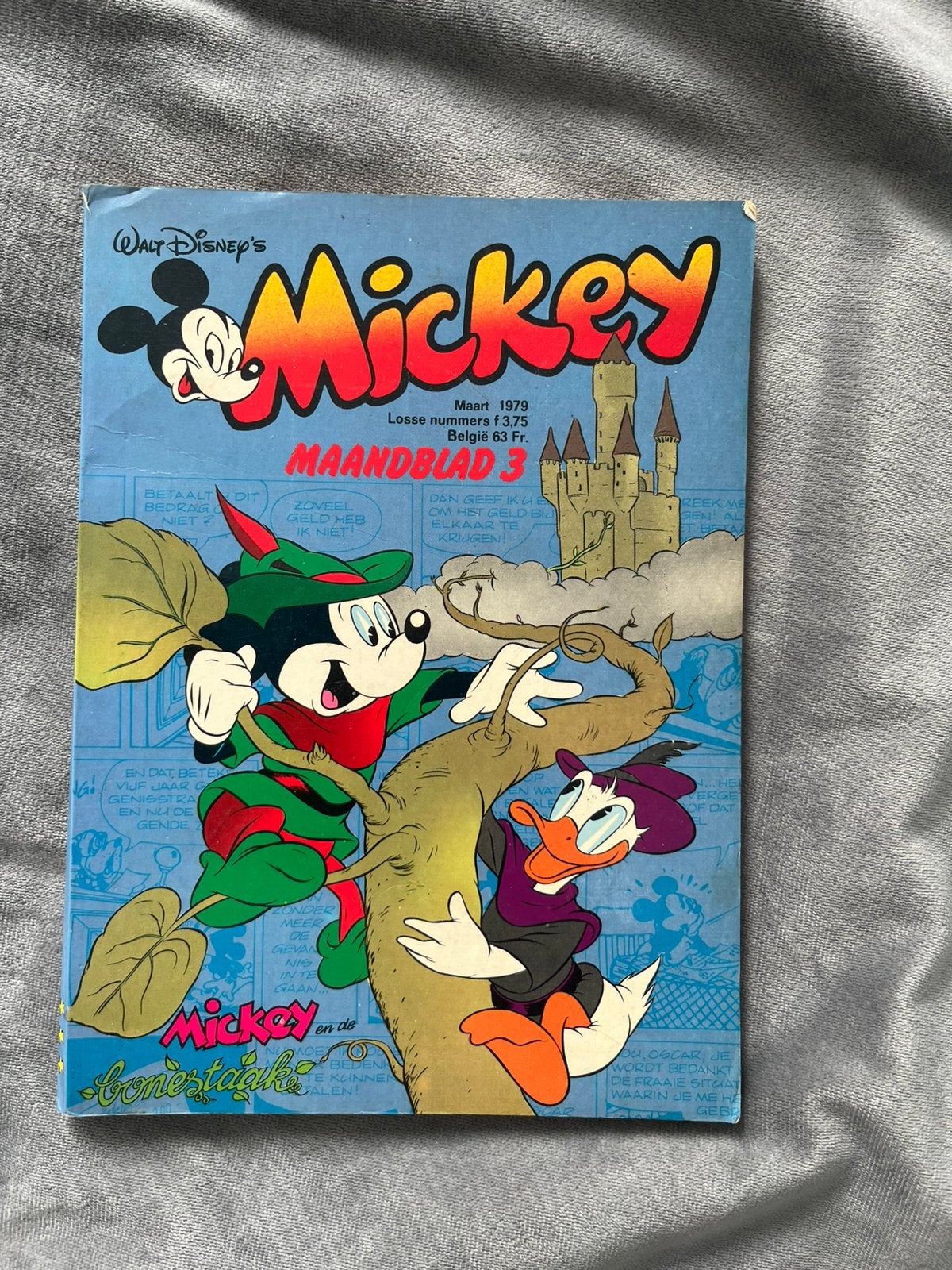 Mickey 1979 Walt Disney Mickey & de bonenstaak - Donald Duck, Boeken, Strips | Comics, Eén comic, Walt Disney, Europa, Ophalen of Verzenden