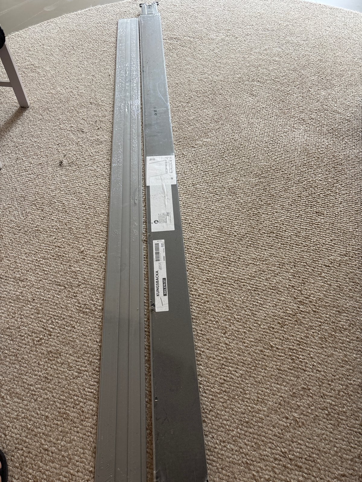 1x IKEA KUNGSBACKA keukenplint zwart 213x11 cm, Ophalen, Overige materialen, Nieuw, 200 tot 250 cm