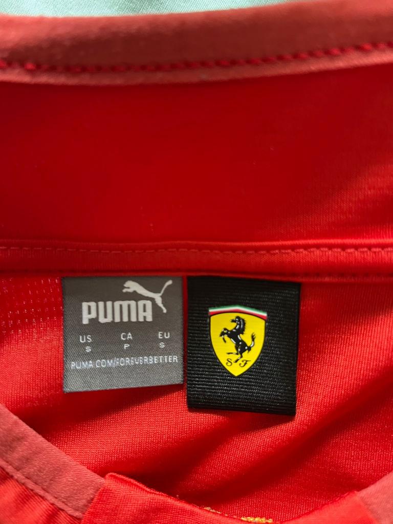 Puma Ferrari F1 Leclerc 16 Shirt Maat S Oversized, Ophalen of Verzenden, Gedragen