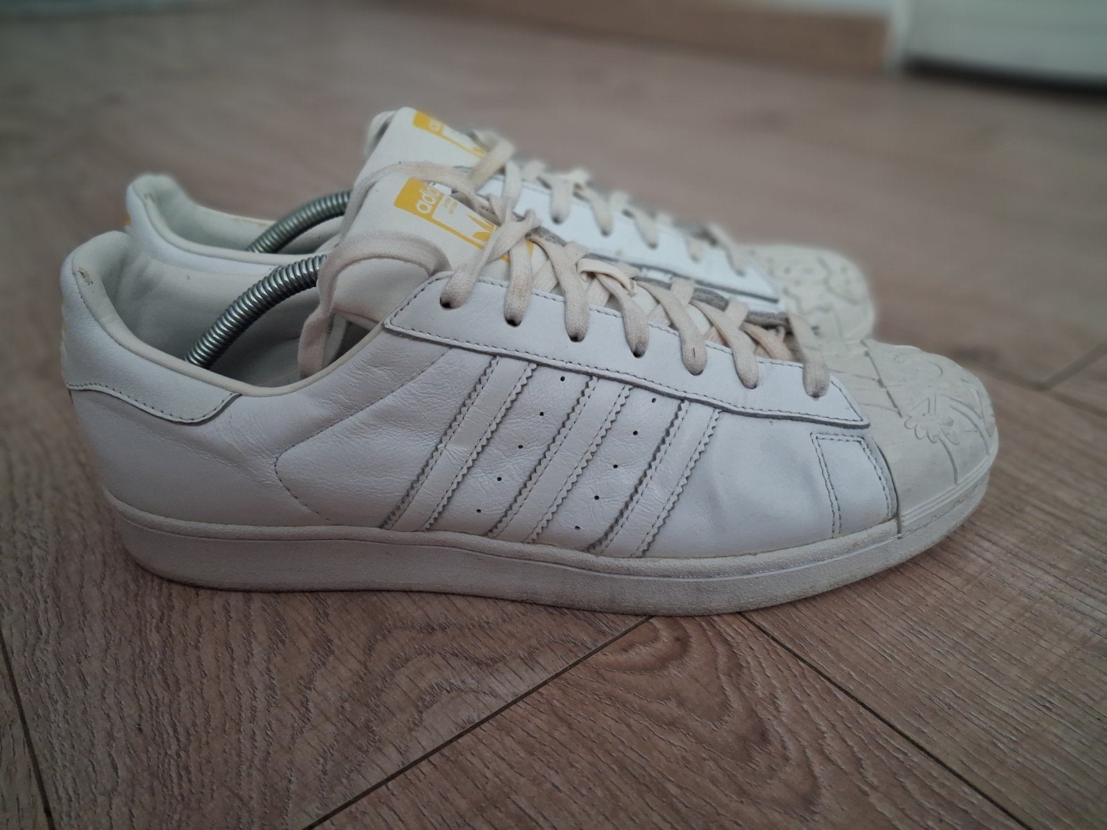 Adidas Superstar sneakers wit - Maat 46 2/3, Ophalen of Verzenden, Gedragen, Wit