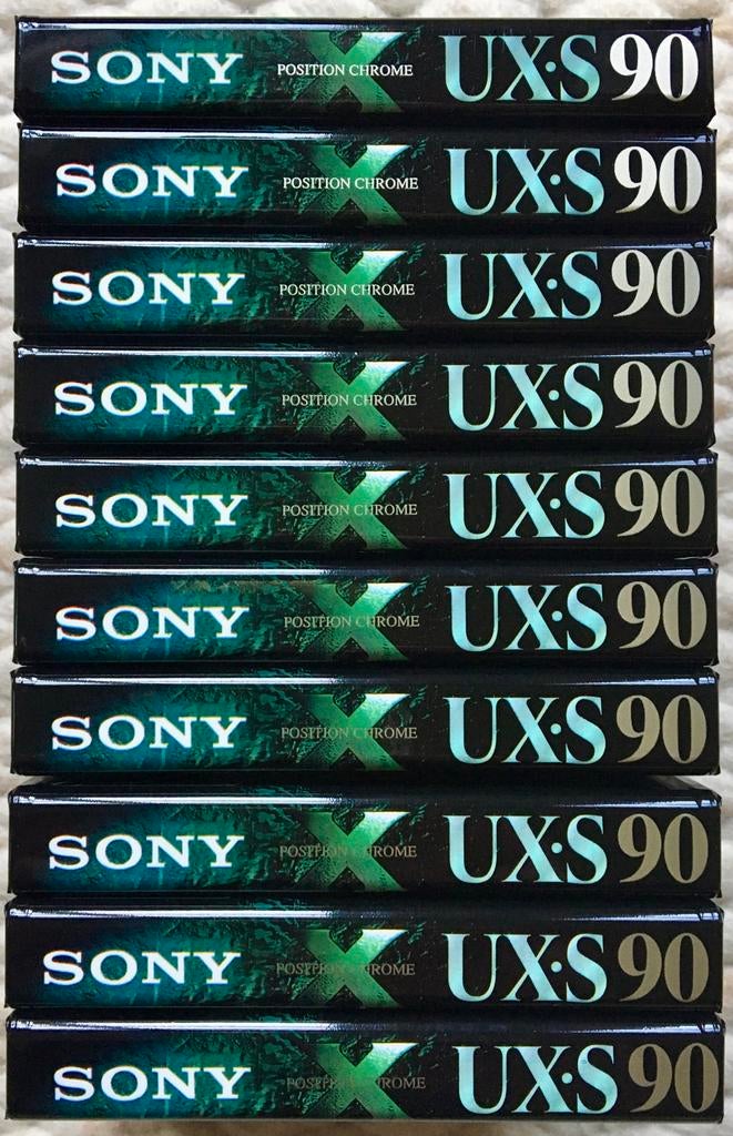 NOS Sony UX-S90 NIEUW 1998 cassettebandjes UX-S UXS 90 UXS90, Cd's en Dvd's, Cassettebandjes, Ophalen of Verzenden, Sony, Nieuw in verpakking