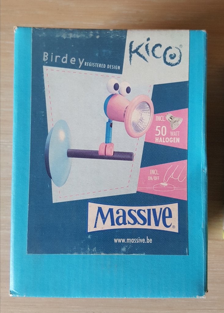 Philips Massive Kico Birdey wandlamp - Nieuw in doos (NOS), Ophangbaar, Nieuw, Ophalen of Verzenden, Meerkleurig