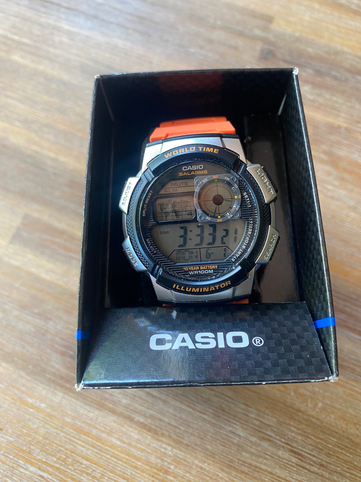 Casio horloge No.3198, Polshorloge, Overige materialen, Ophalen of Verzenden, Zo goed als nieuw