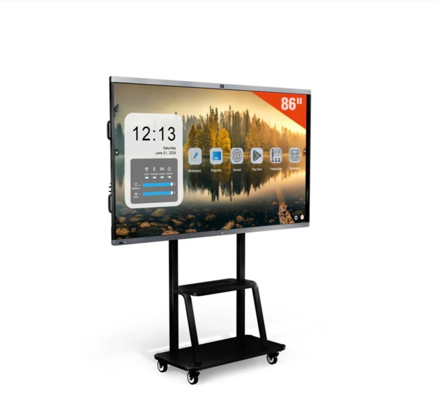 86" Interactief Whiteboard Display Nieuw in Doos., Ophalen, LED, Nieuw, Ultra HD (4K)