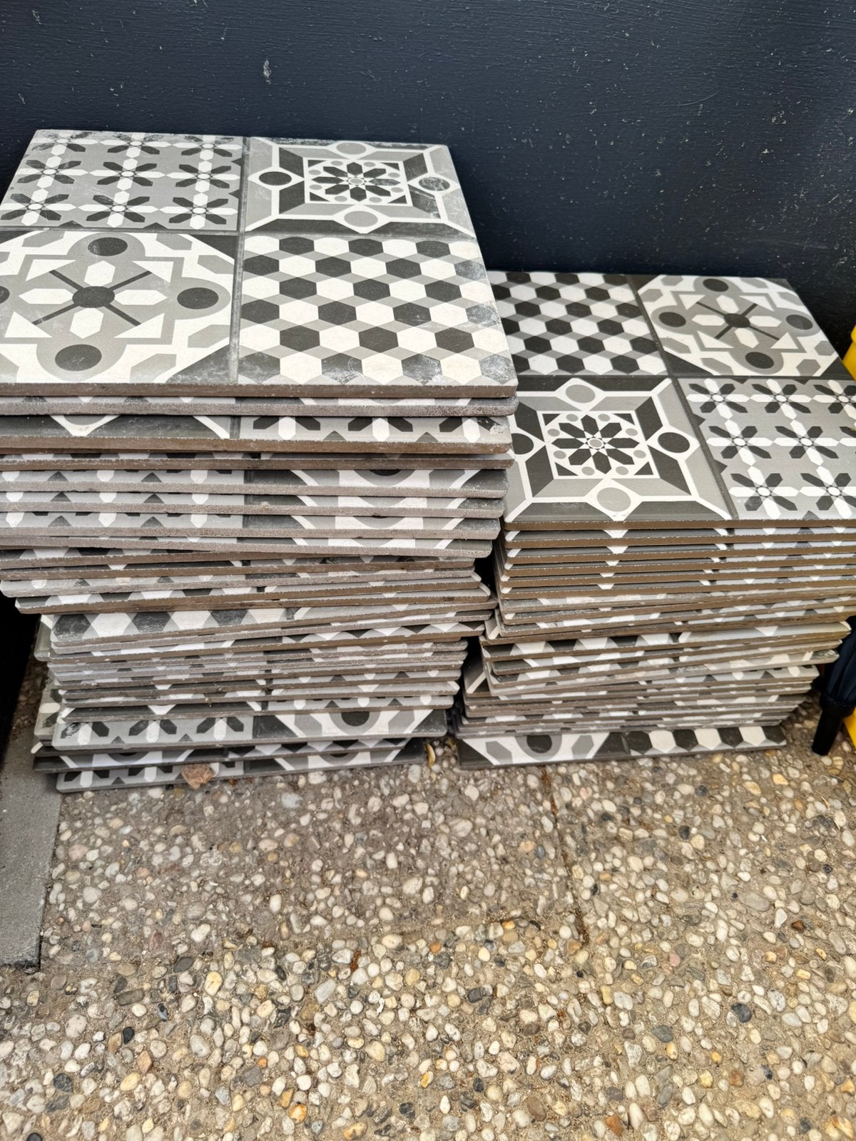 IKEA MÄLLSTEN porselein tegels voor balkon of terras, Ophalen, Gebruikt