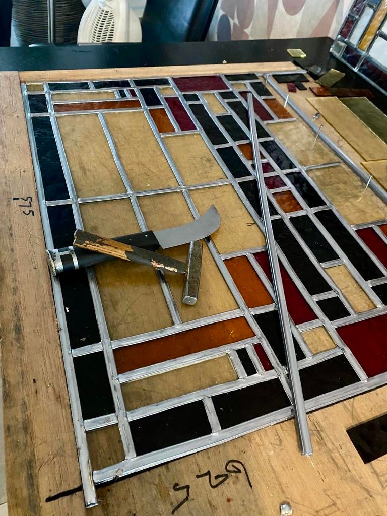 Glas in lood restauratie werk, Ophalen, Glas in lood, Minder dan 80 cm