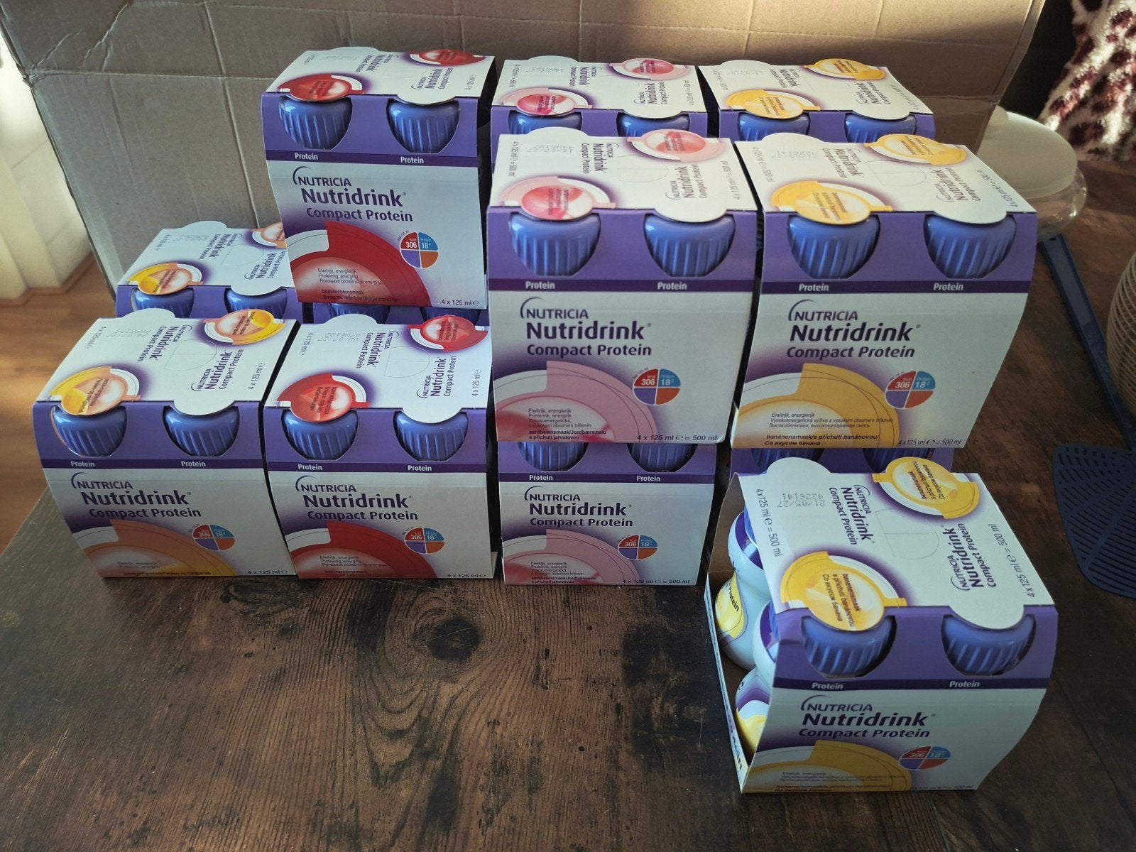 56 flesjes Nutricia Nutridrink Compact protein, Ophalen of Verzenden