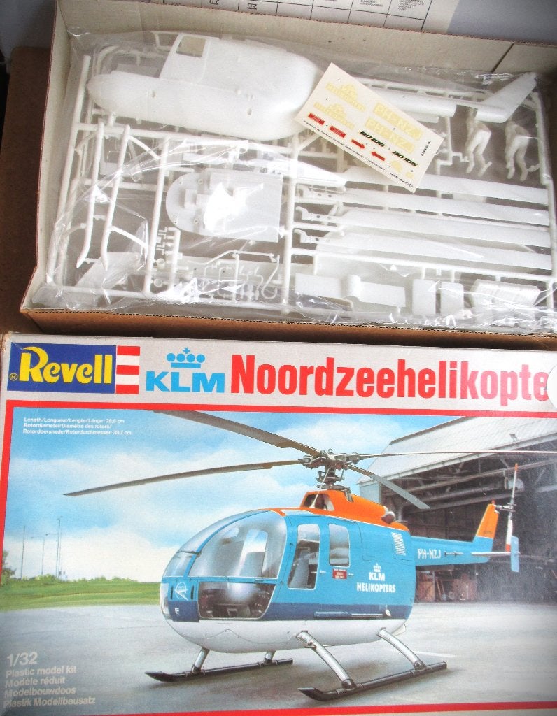 KLM Noordzee Helikopter BO 105~Nieuw~Modelbouw~Revell, Ophalen of Verzenden, Nieuw, Overige typen