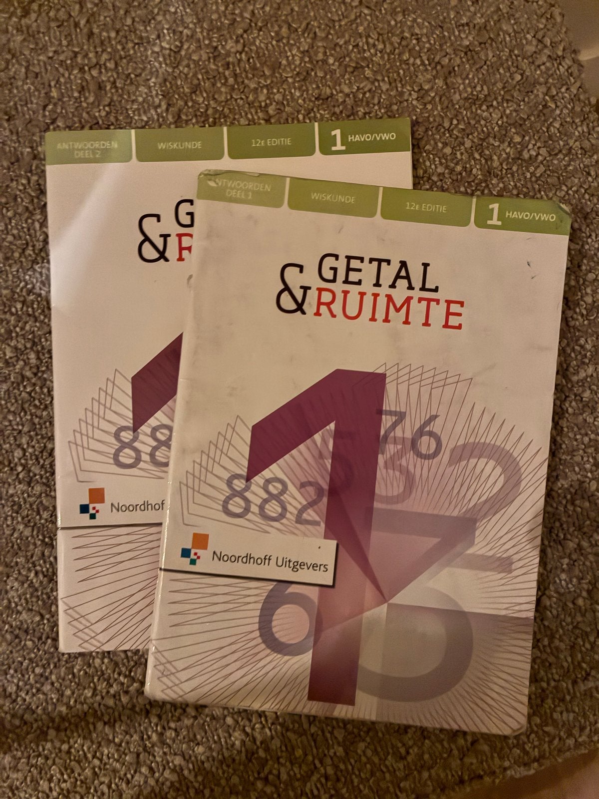 Wiskunde Getal & Ruimte Havo/Vwo antwoorden boek deel 1 & 2, Ophalen of Verzenden, Gelezen, HAVO, Wiskunde A