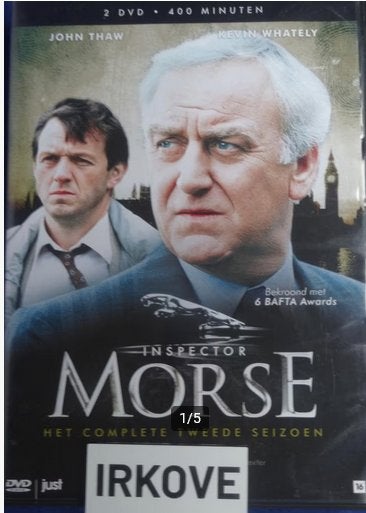 INSPECTOR MORSE * 2 DVD * Tweede Seizoen *, Cd's en Dvd's, Verzenden, Boxset, Zo goed als nieuw, Vanaf 12 jaar