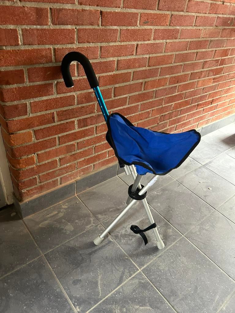 Multifunctionele opvouwbare wandelstokstoel, Ophalen of Verzenden, Opvouwbaar, Nieuw