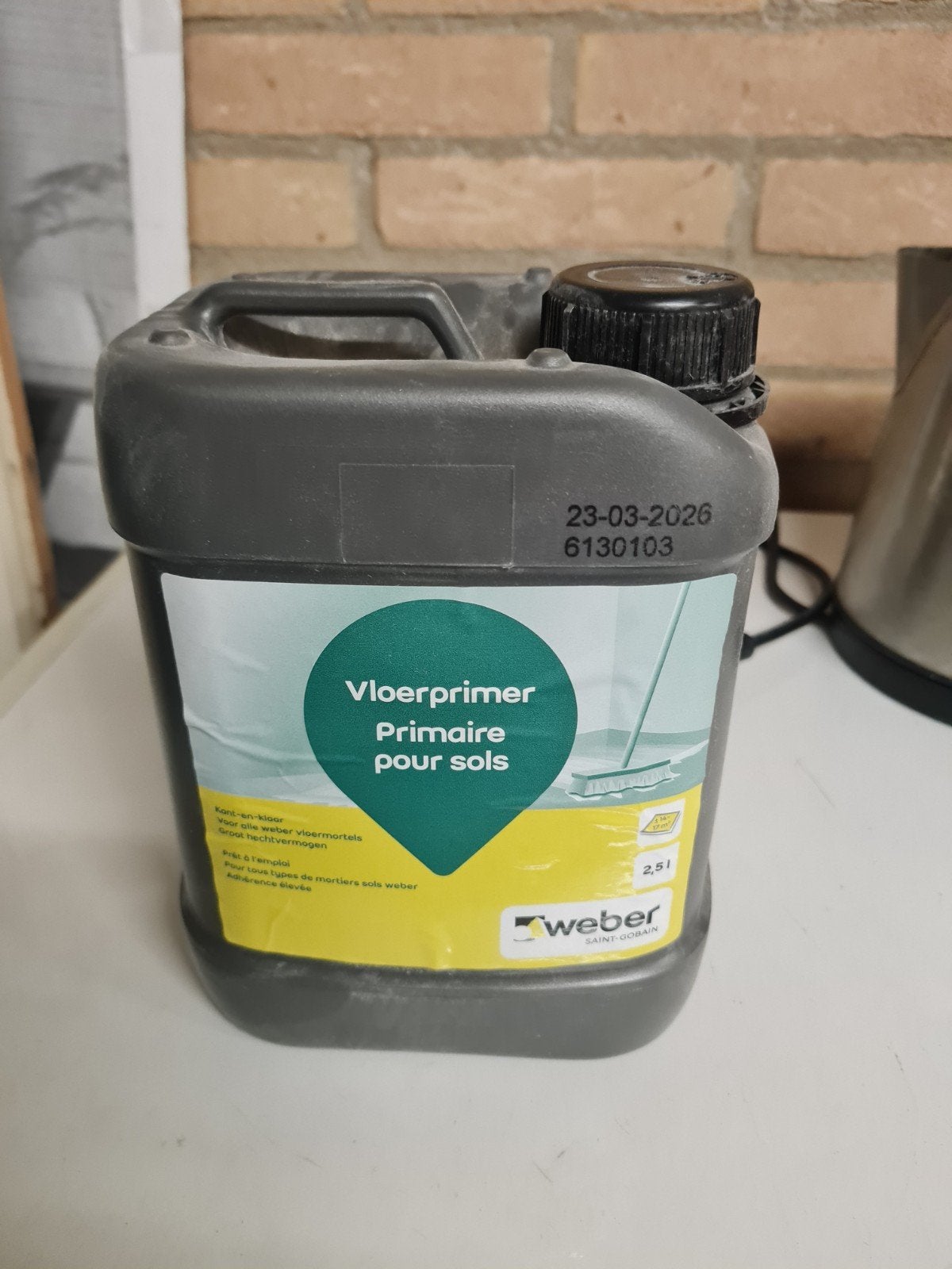 vloer primer - klein beetje uit, Minder dan 5 liter, Ophalen, Nieuw, Overige kleuren