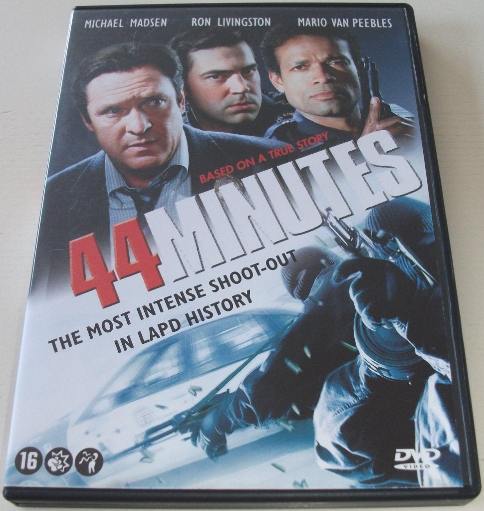 Dvd *** 44 MINUTES *** Most intense shootout in LAPD history, Engels, Vanaf 16 jaar, Nederlands, Actiethriller