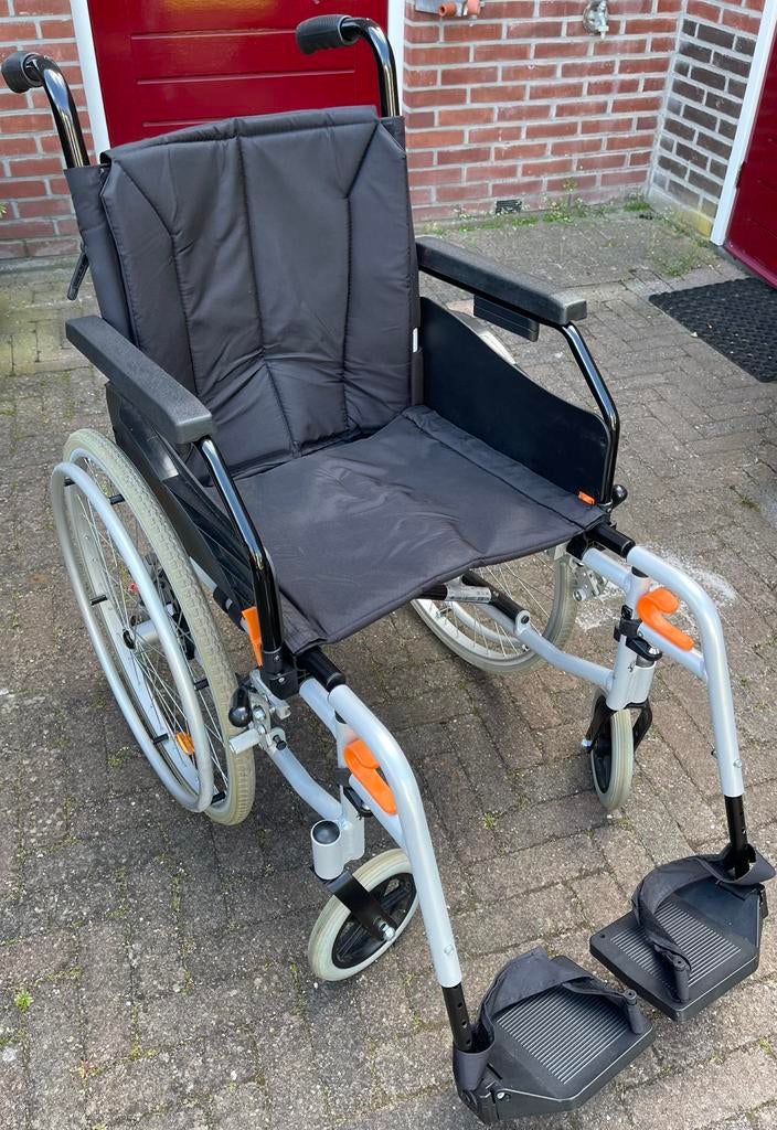 Rolstoel Excel G-Lightweight grootwiel incl. voetsteunen, Ophalen, Zo goed als nieuw, Duwrolstoel