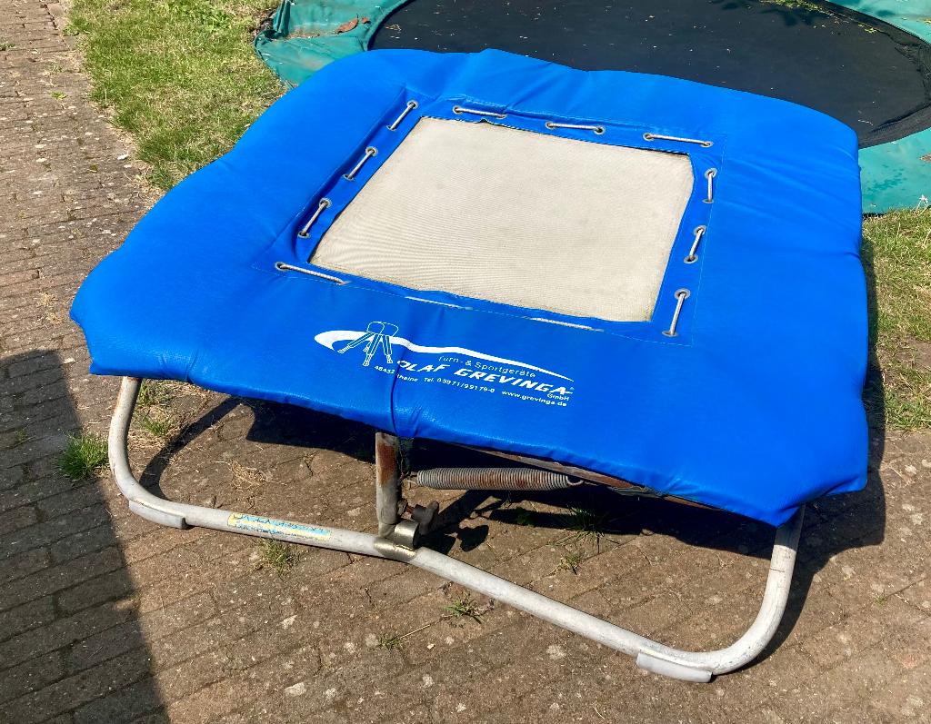 Compacte /professionele trampoline, Ophalen, Gebruikt