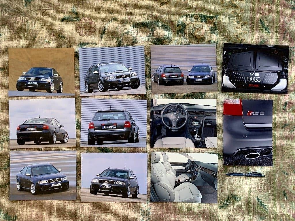 11 officiele fabrieks persfoto's Audi RS6 2002 nieuw!, Boeken, Nieuw, Ophalen of Verzenden, Audi, Audi