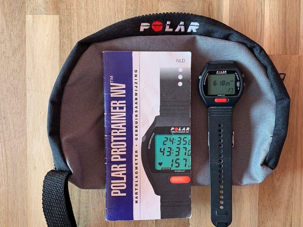 Polar Protrainer NV sporthorloge, Gebruikt, Verzenden, Hoogte, Zwart