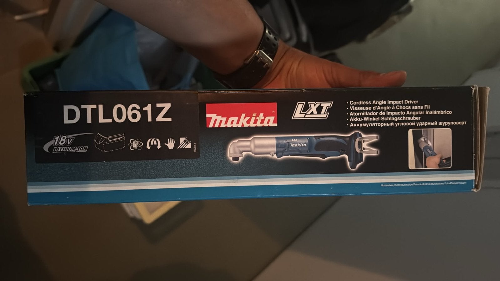 Makita DTL061Z 18V LXT Accu Haakse Slagschroevendraaier, 600 watt of meer, Variabele snelheid, Overige typen, Nieuw