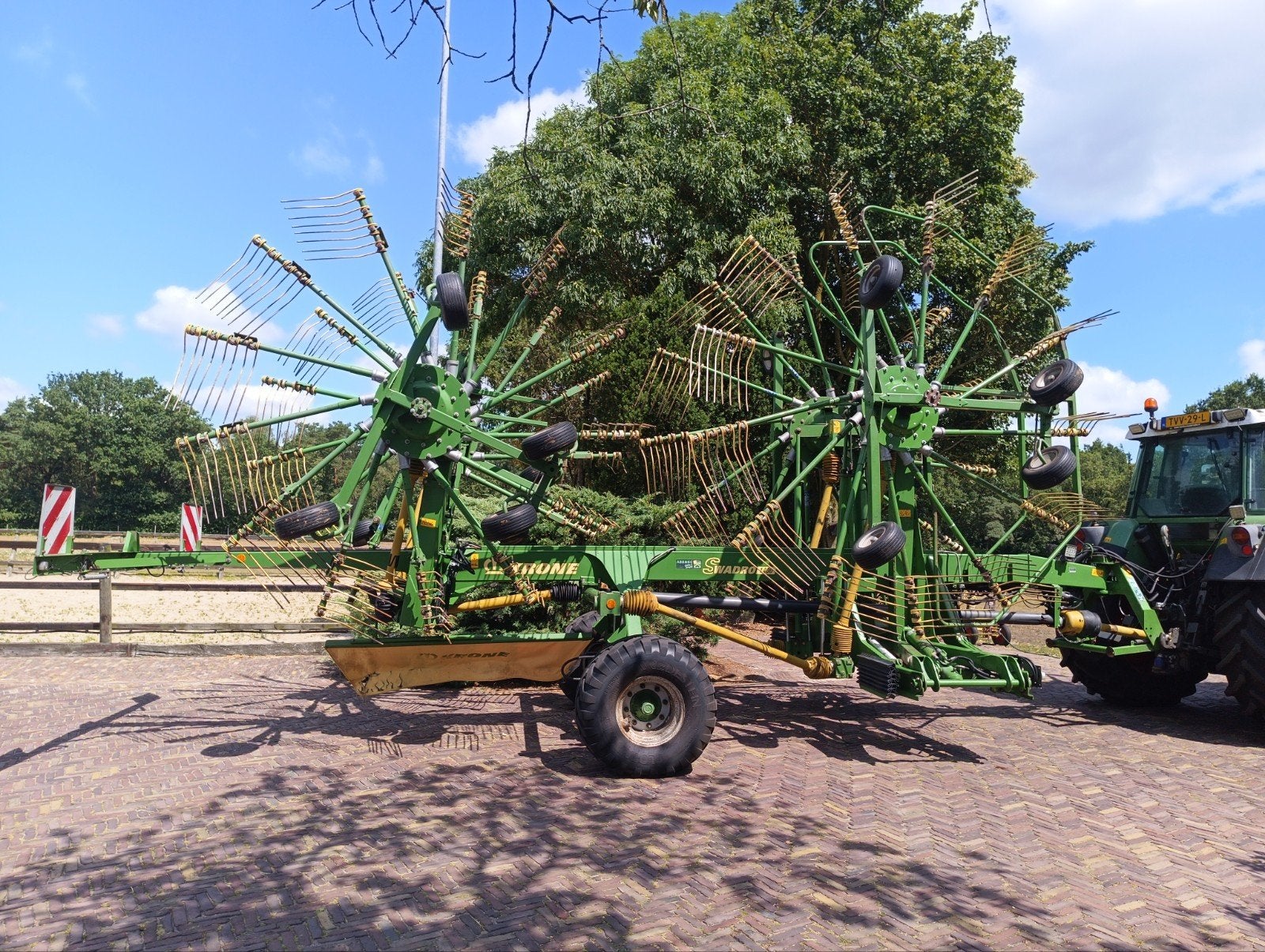 Krone swadro 1400, Ophalen