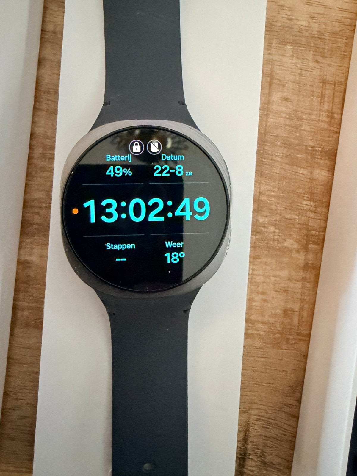 Samsung Galaxy Watch SE midnight black 44mm hi, Ophalen, Gebruikt, Zwart, Android