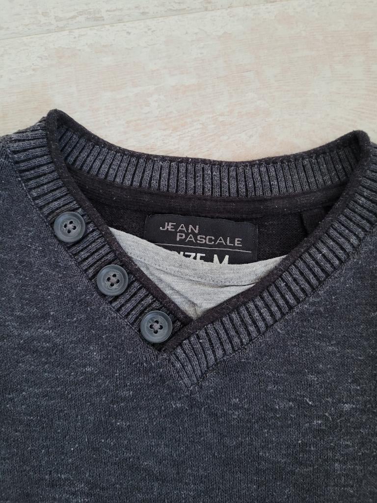 Jean Pascale grijze trui pullover maat M zgan, Kleding | Heren, Maat 48/50 (M), Ophalen of Verzenden, Zo goed als nieuw, Jean Pascale