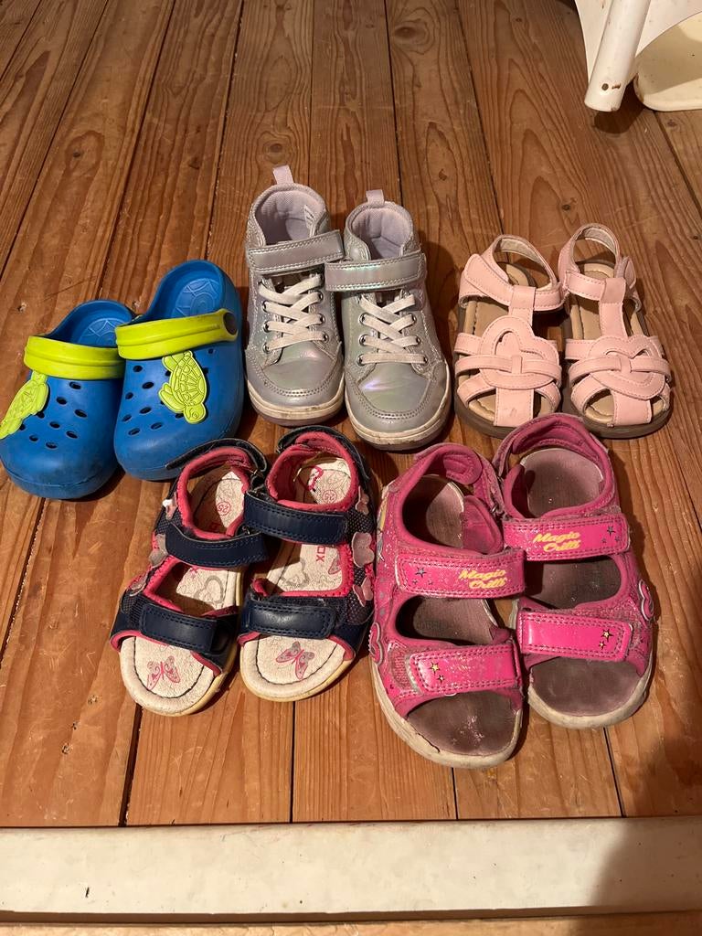 Diverse kinderschoenen en sandalen - Maat24-28, Ophalen, Gebruikt, Jongen of Meisje, Schoenen