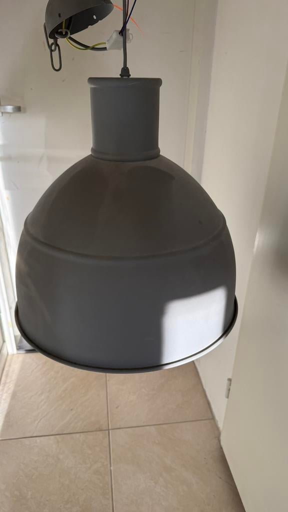 Gratis hanglamp, Huis en Inrichting, Lampen | Hanglampen, Ophalen, Gebruikt, Metaal, Minder dan 50 cm