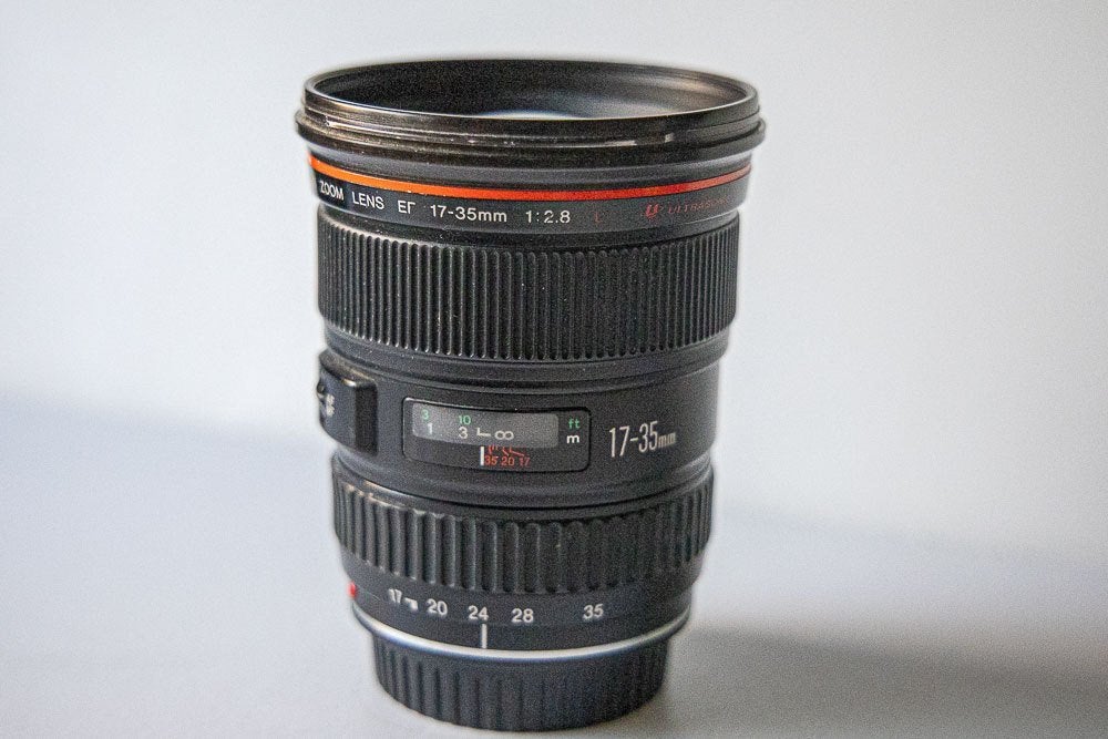 Te koop Canon 17 - 35mm 2.8 EF, Audio, Tv en Foto, Fotografie | Lenzen en Objectieven, Gebruikt, Canon, Canon EF, Telelens