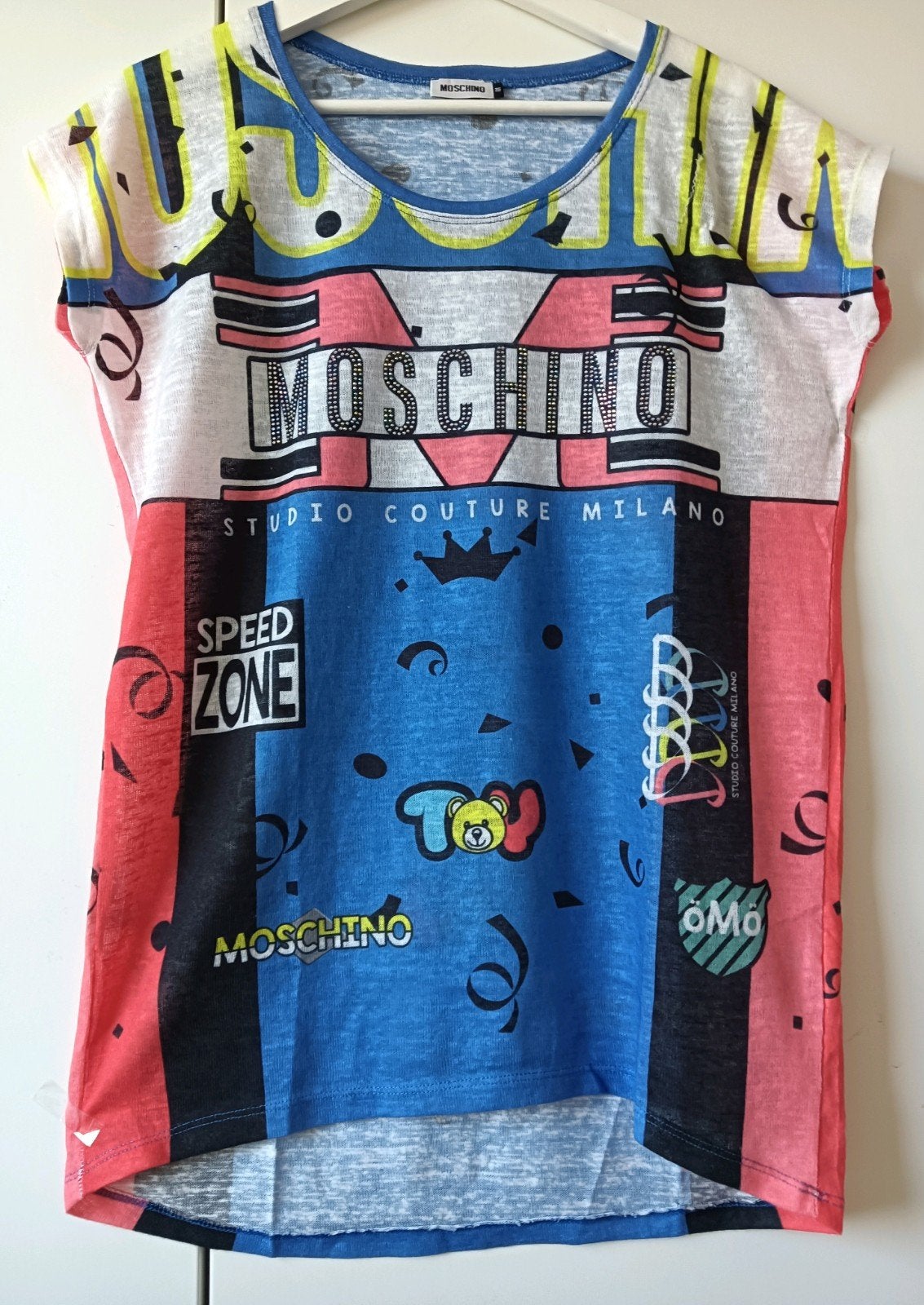 Moschino shirtje in maat 38 origineel, Maat 38/40 (M), Meerkleurig, Liu Jo, Ophalen of Verzenden
