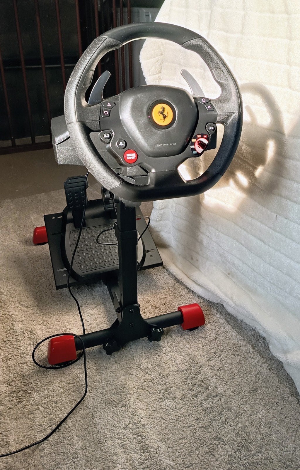 Trust master T98-P race stuur te koop., Ophalen of Verzenden, Zo goed als nieuw, Stuur of Pedalen, PlayStation 4