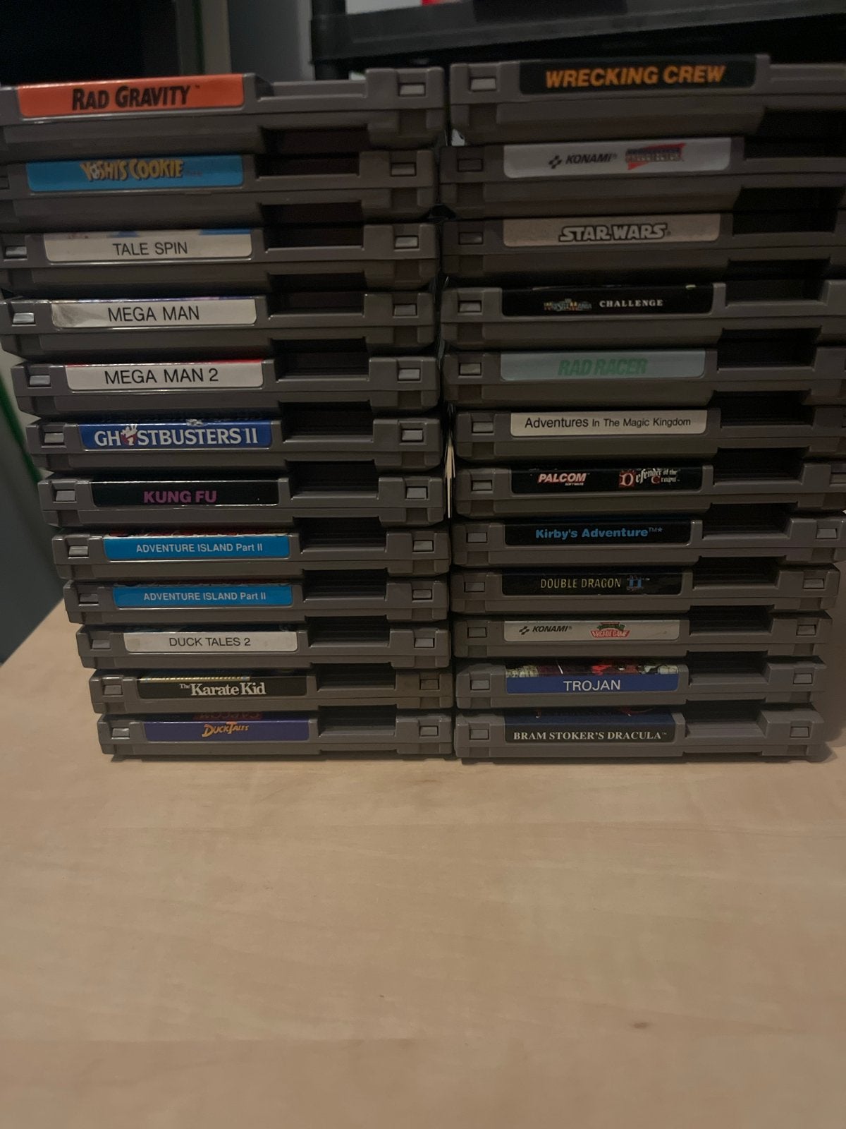 Grote collectie NES games - Mega Man, Star Wars, Ghostbuster, Spelcomputers en Games, Games | Nintendo NES, Gebruikt, Overige genres