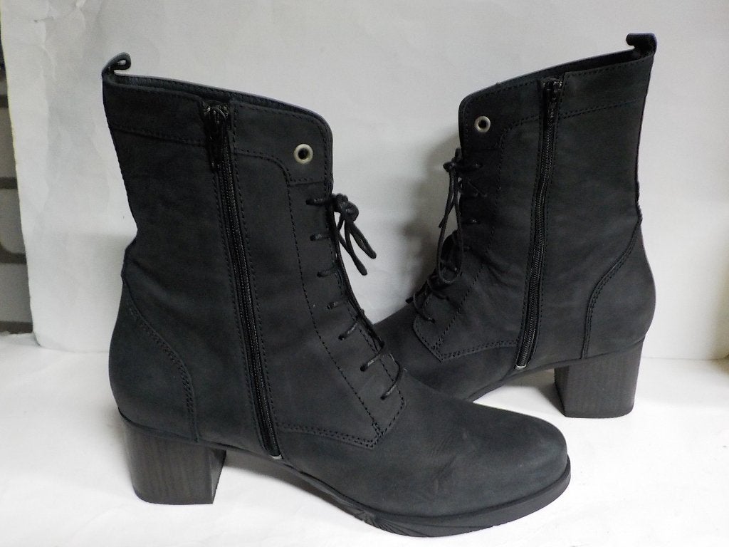 Zwarte half hoge Wolky veterlaarsjes maat 41, Kleding | Dames, Wolky B.V., Zwart, Lage of Enkellaarzen, Ophalen of Verzenden
