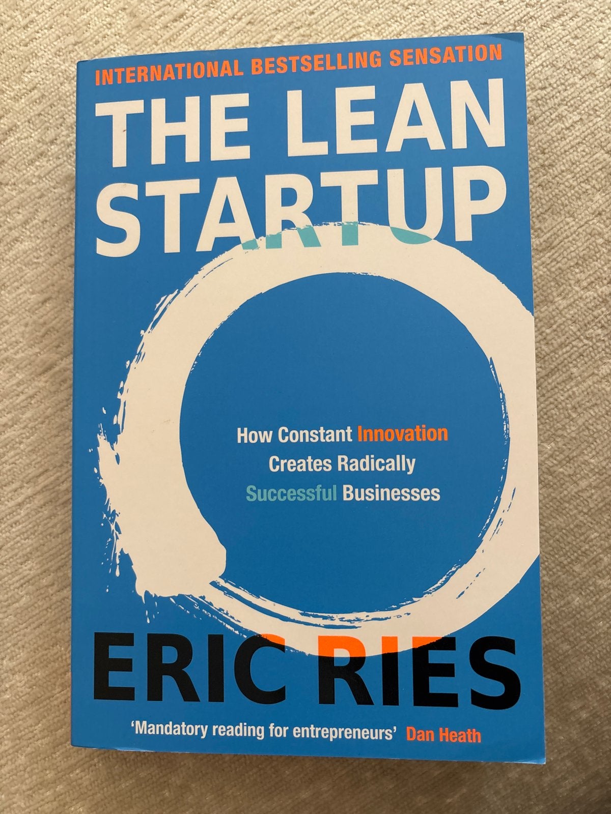 The Lean Startup - Eric Ries (Engels), Boeken, Ophalen of Verzenden, Zo goed als nieuw